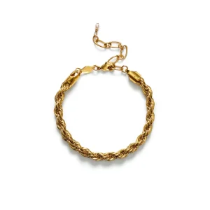 Golden Rope Bracelet Gold