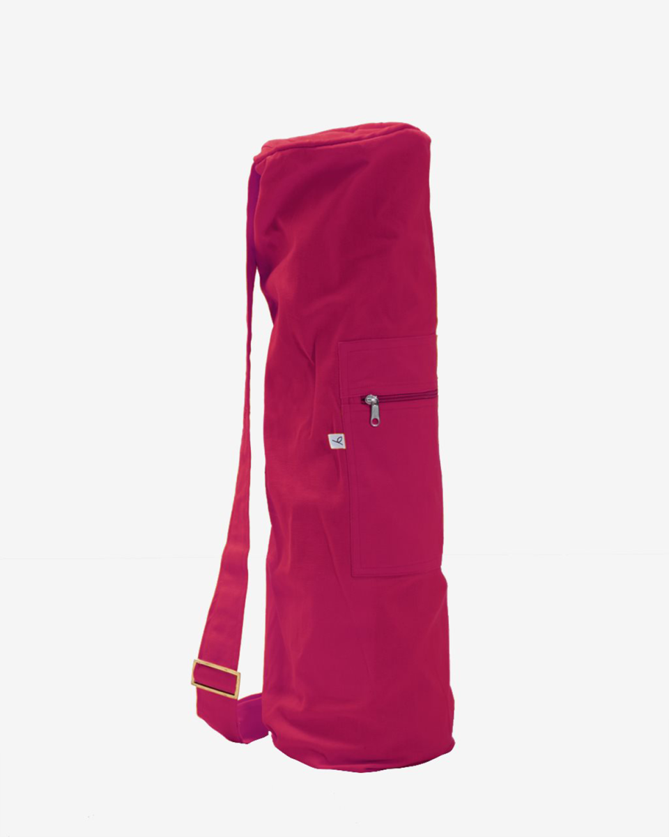 Yoga mat bag, Raspberry Red – Yogiraj