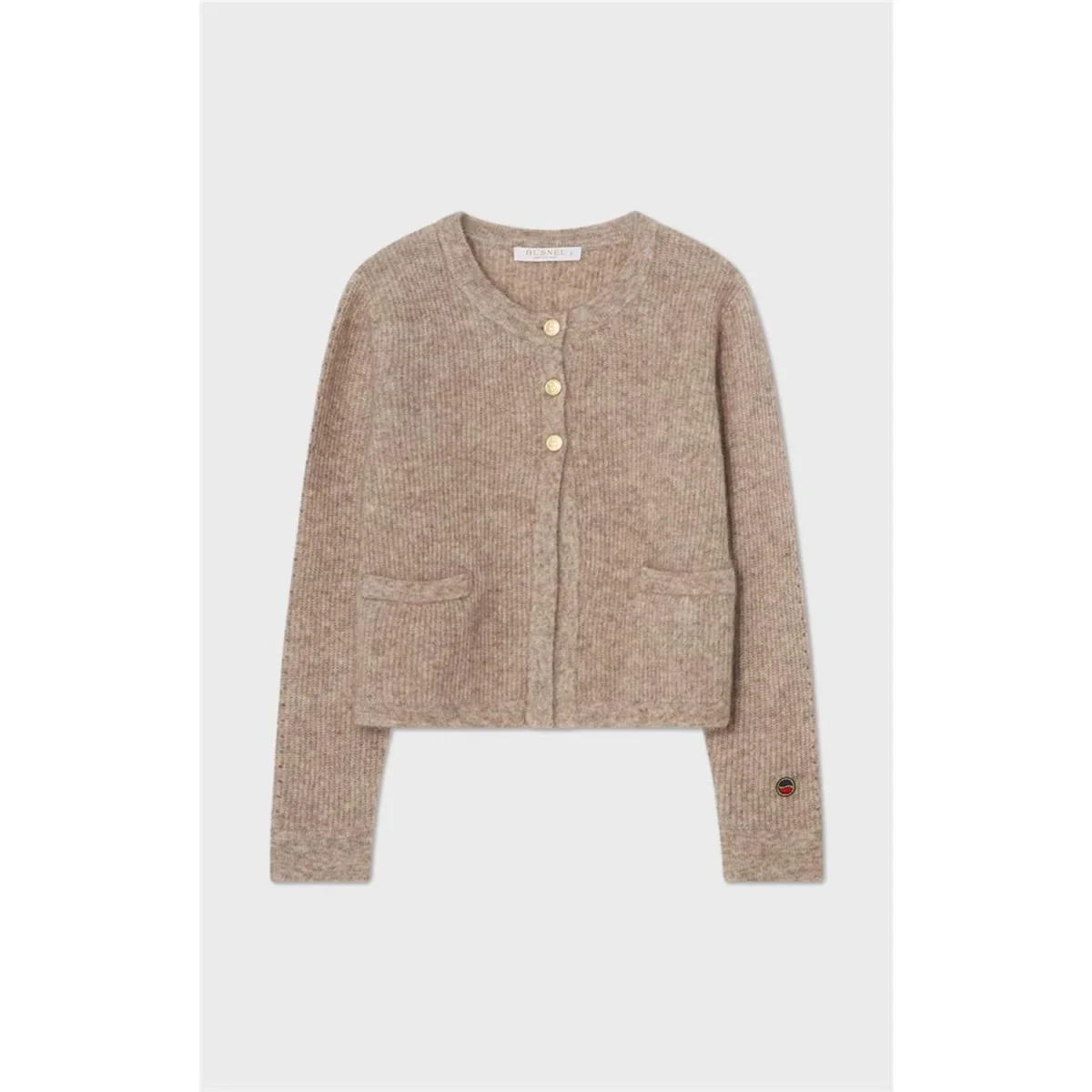 Sienna Rib Cardigan Melange - Image 3
