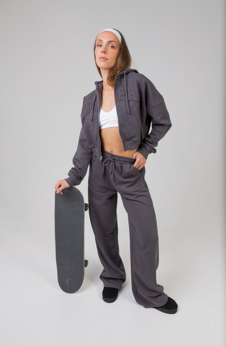 Bumpro Straight Sweatpants Grey/Trashed - Image 5
