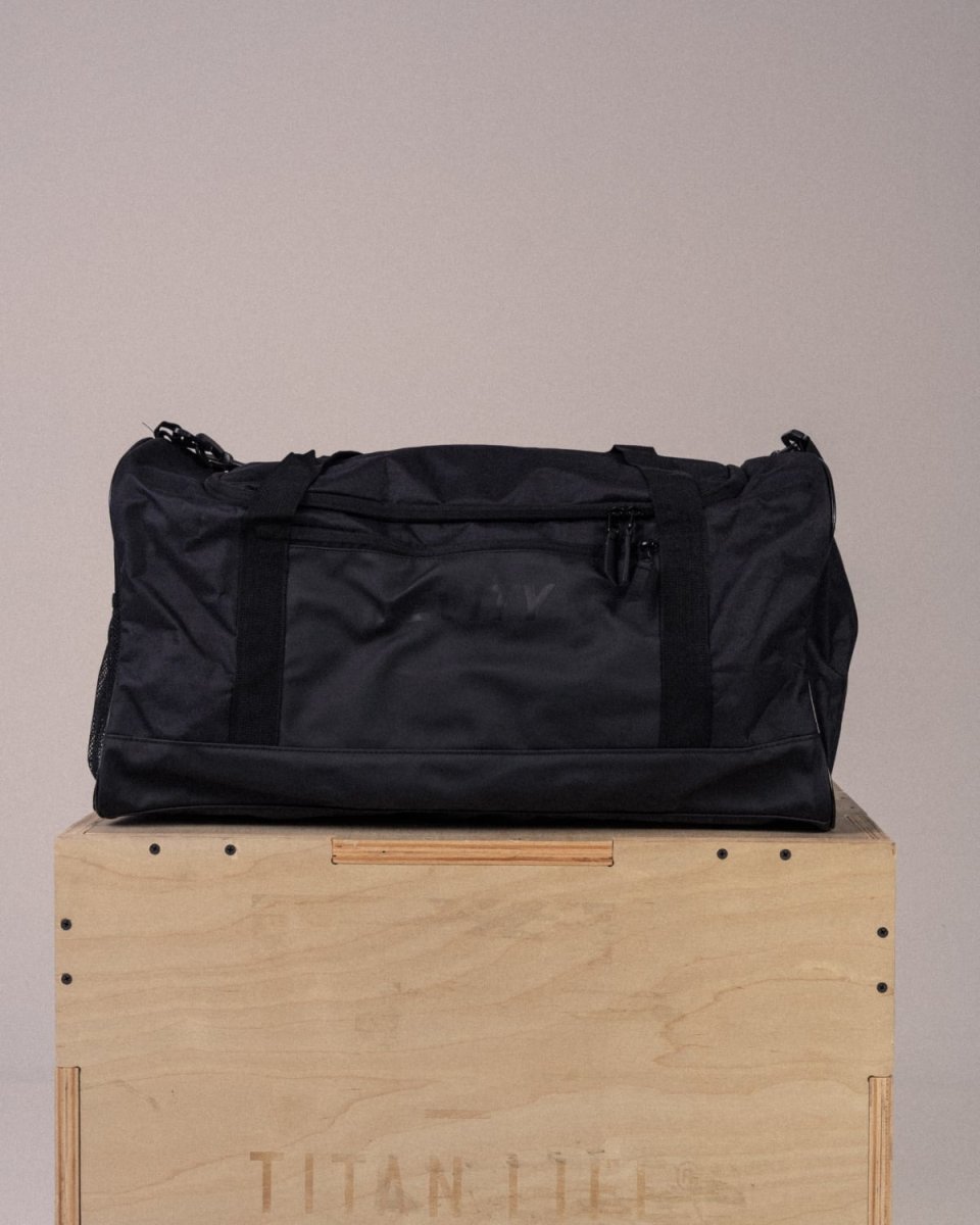 LEVITY All-Day Sports Bag Medium Black + Beige - Image 6