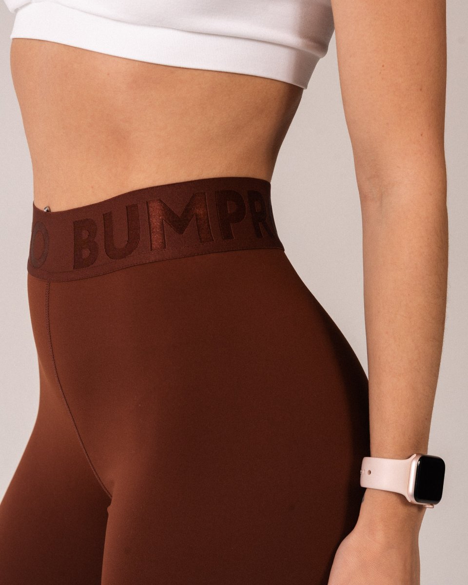 Bumpro Beam Clean Mini Bra White + Lively tights Brown SET - Image 3