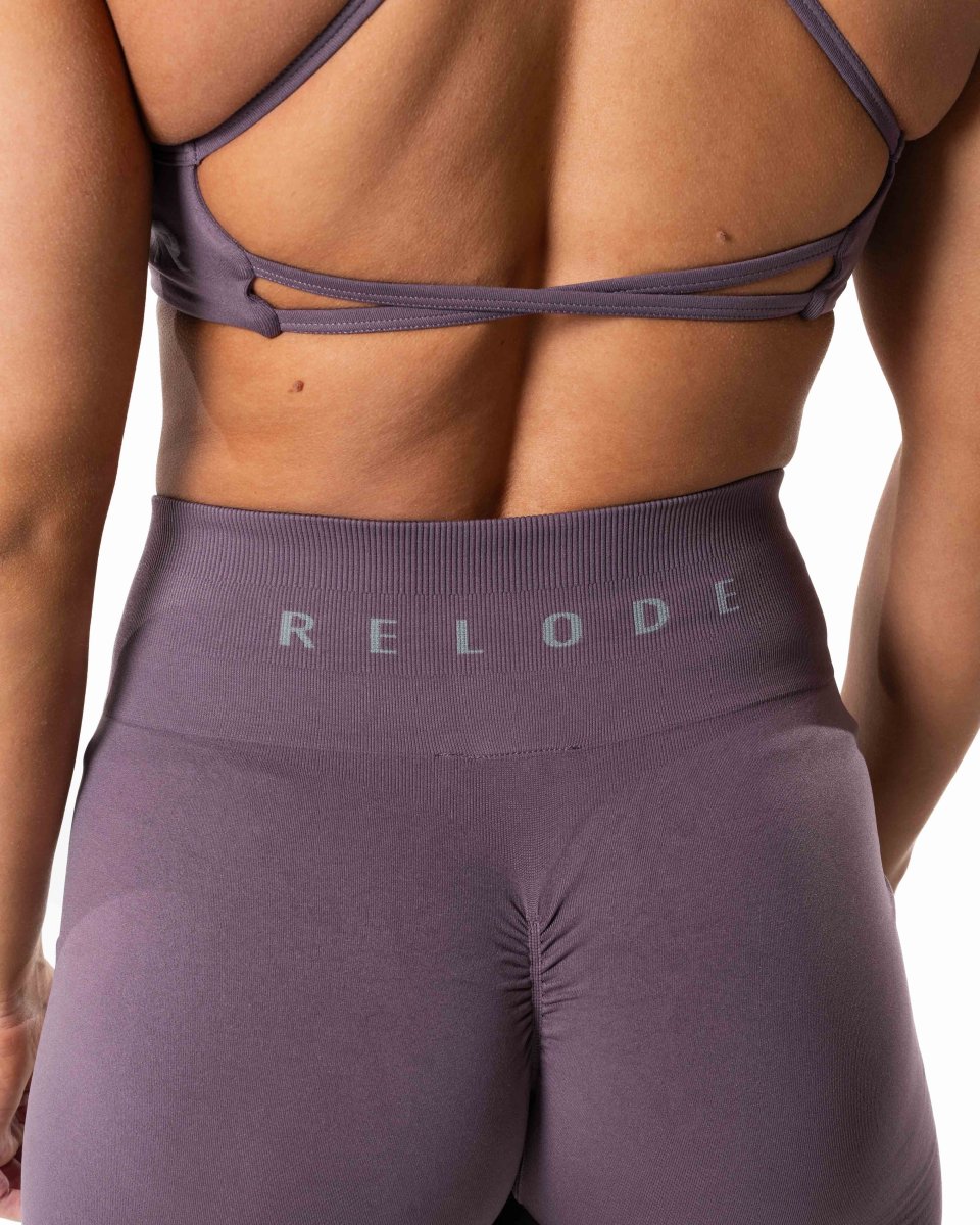 Relode Prime Scrunch Shorts Dusty Purple - Image 4