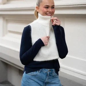Ella&il Belinda Chunky High Neck Bright White