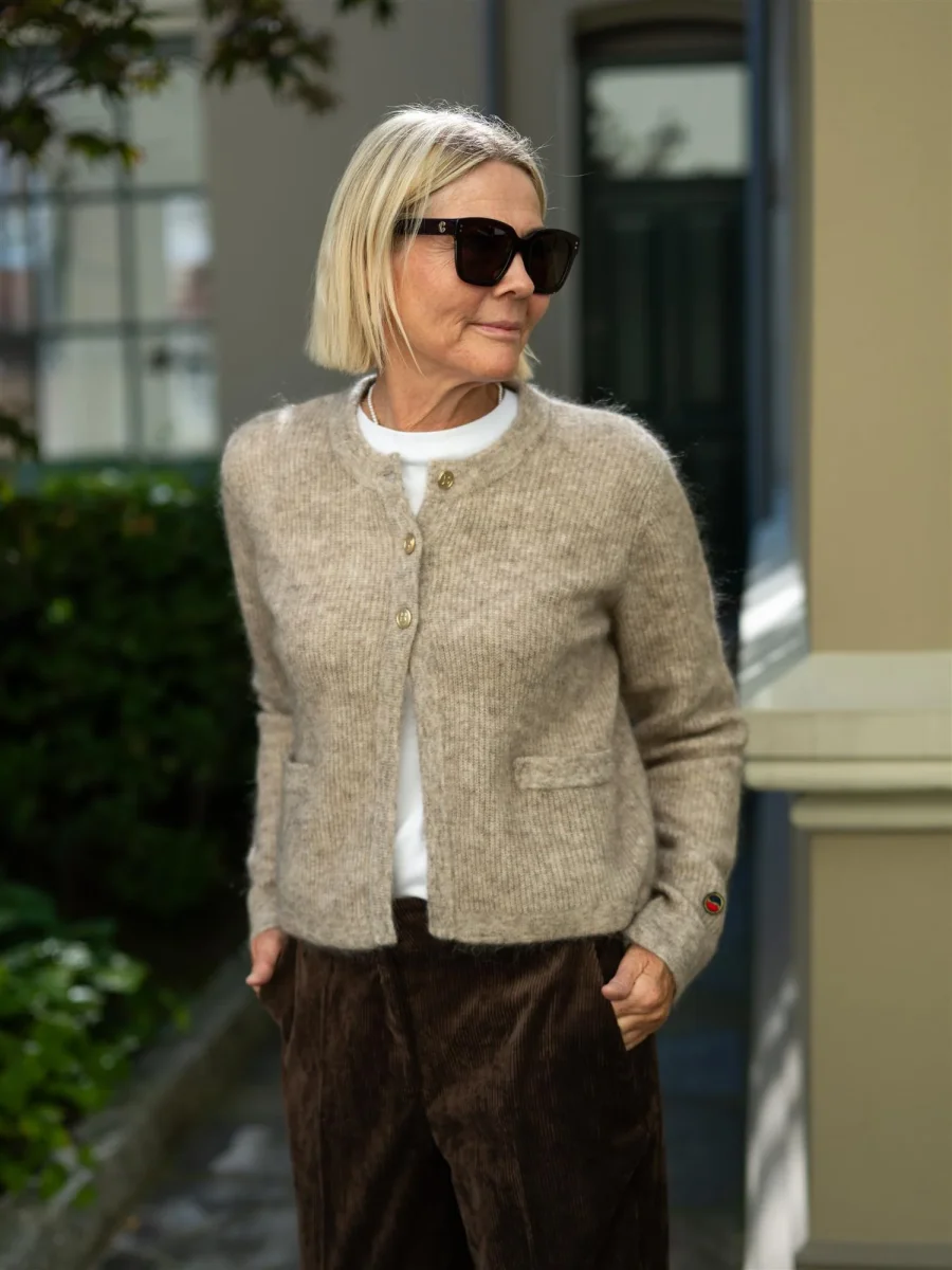 Sienna Rib Cardigan Melange