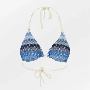 Amber Bel Bikini Top Dazzling Blue