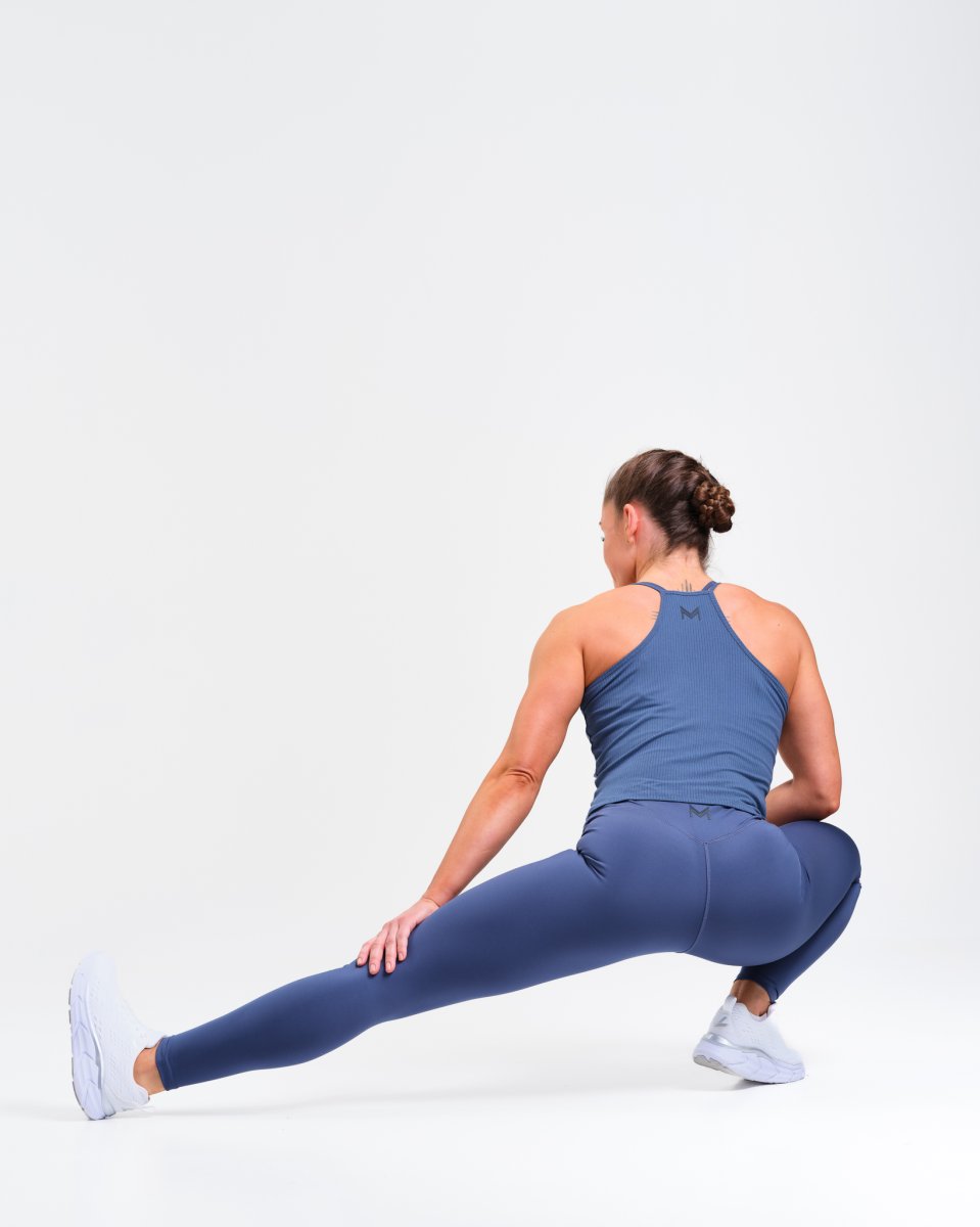 mywhy Mid Rise Tights W Stone Blue - Image 5