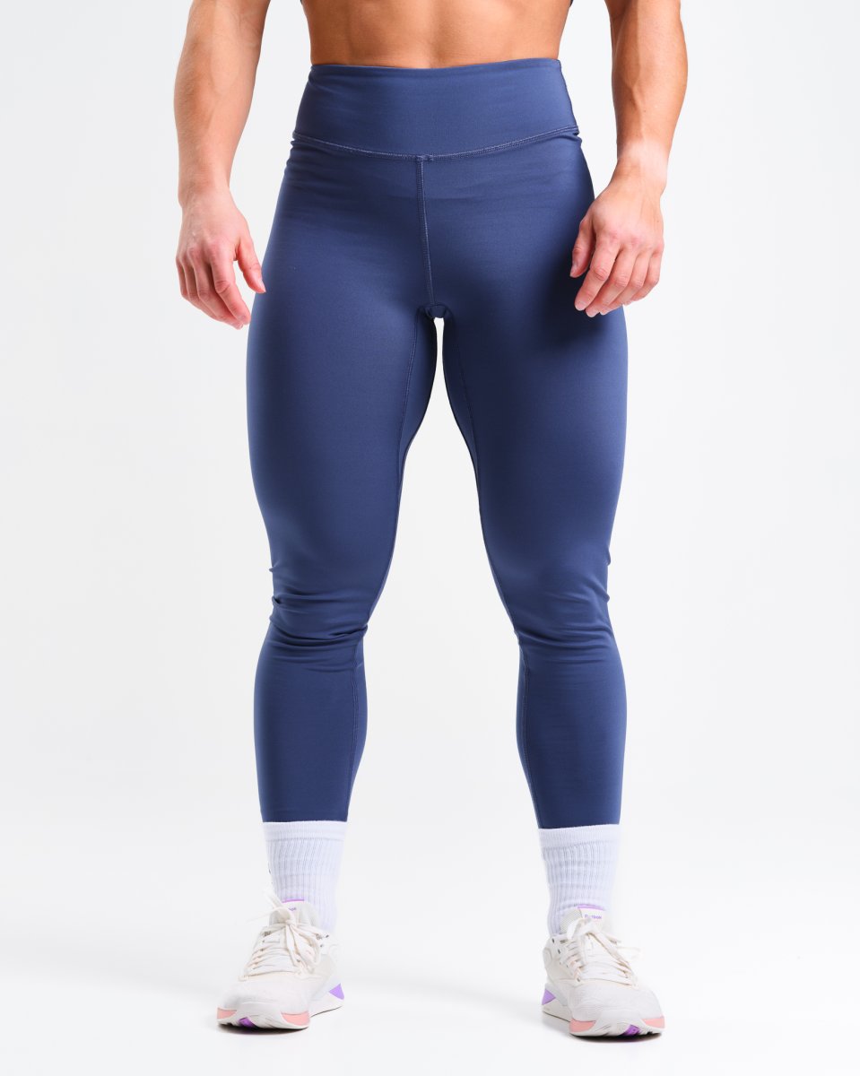 mywhy Mid Rise Tights W Stone Blue - Image 9